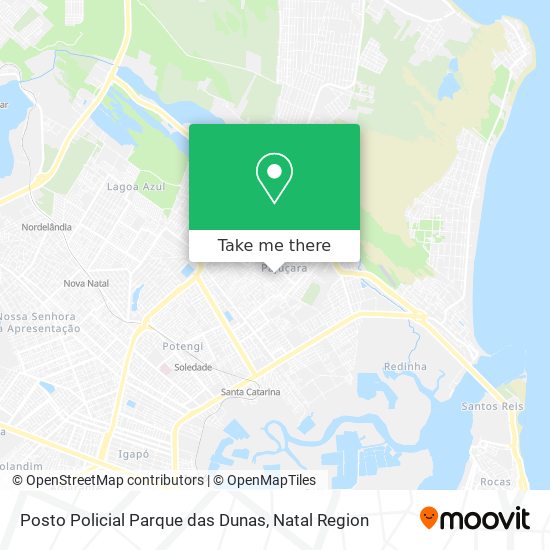 Posto Policial Parque das Dunas map