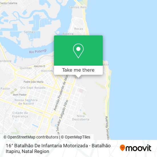 Mapa 16° Batalhão De Infantaria Motorizada - Batalhão Itapiru