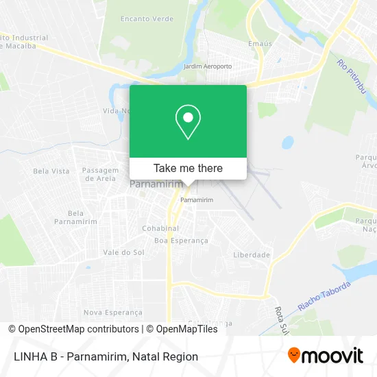 LINHA B - Parnamirim map