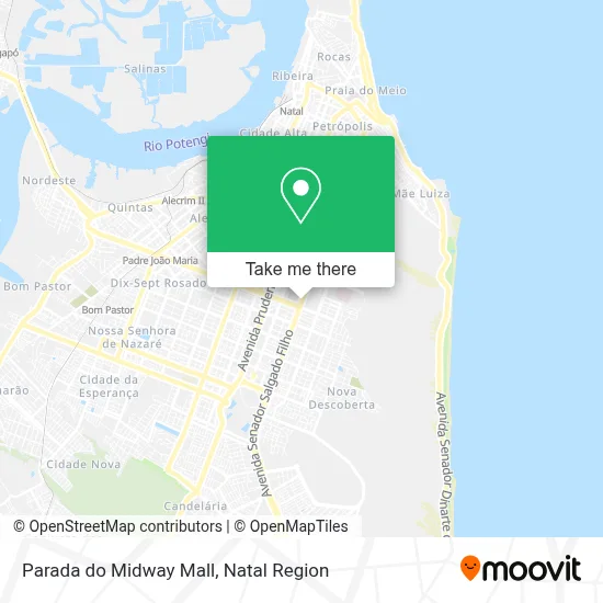 Parada do Midway Mall map