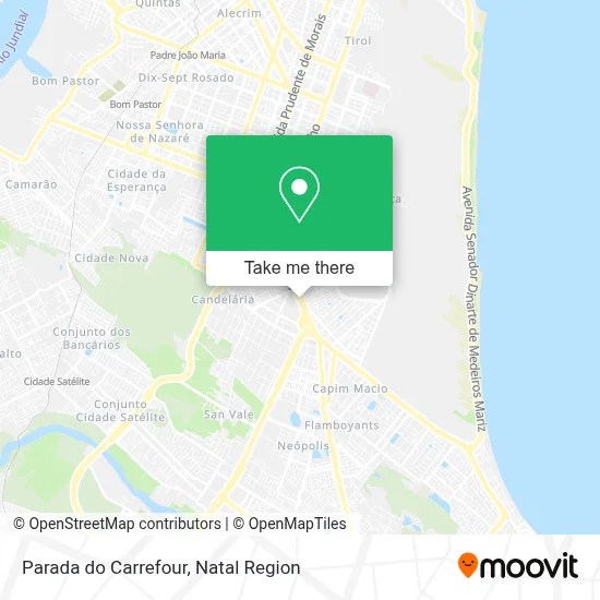 Parada do Carrefour map