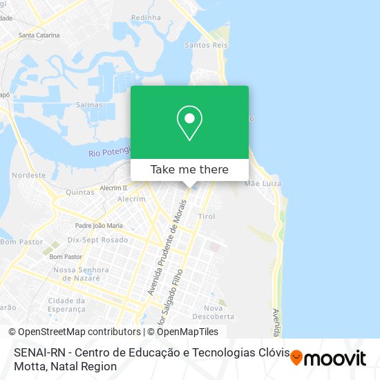 SENAI-RN - Centro de Educação e Tecnologias Clóvis Motta map