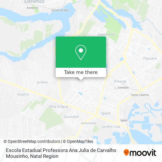 Escola Estadual Professora Ana Julia de Carvalho Mousinho map