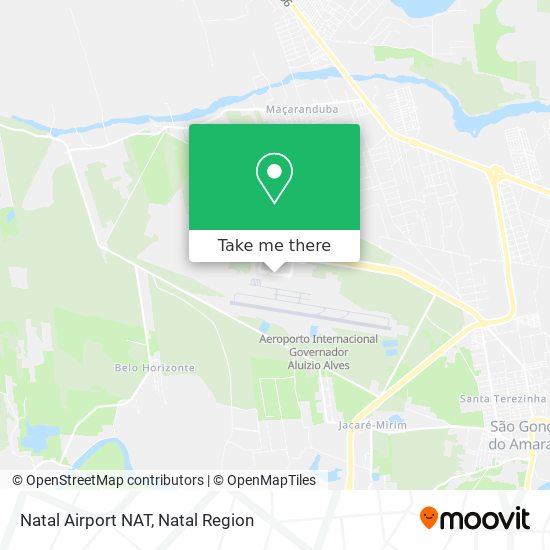 Natal Airport NAT map