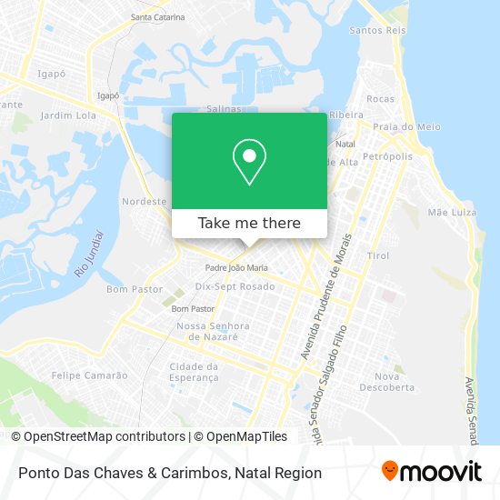 Ponto Das Chaves & Carimbos map