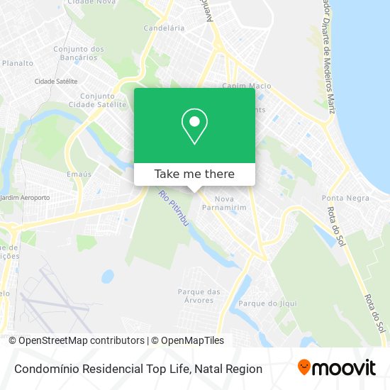 Condomínio Residencial Top Life map