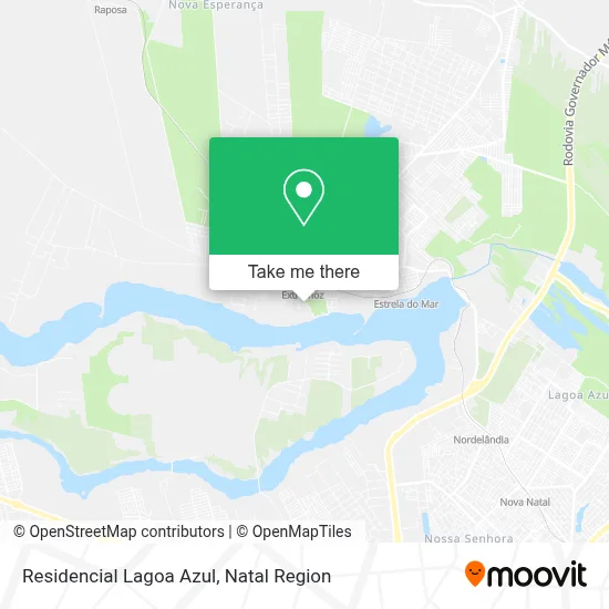 Residencial Lagoa Azul map