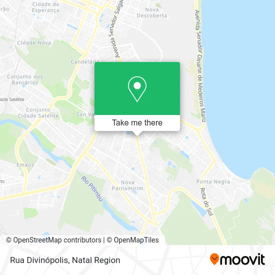 Rua Divinópolis map