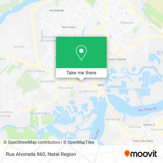 Rua Alvorada 860 map
