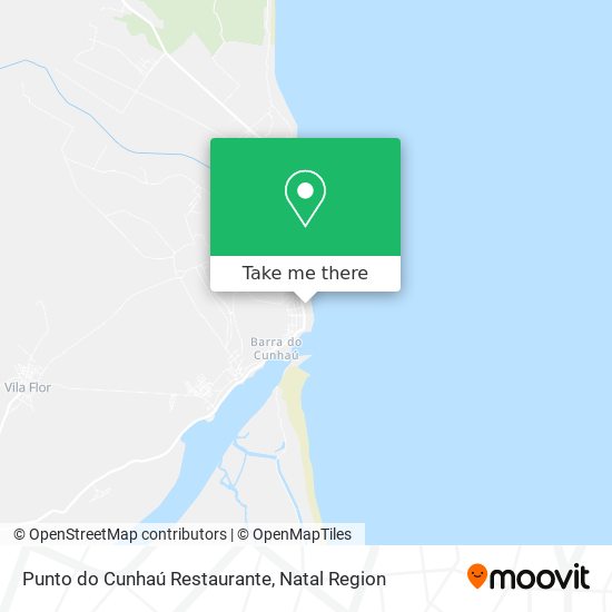 Punto do Cunhaú Restaurante map