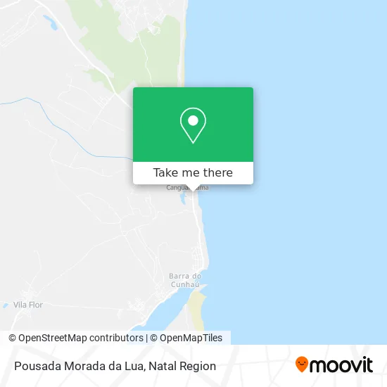 Pousada Morada da Lua map