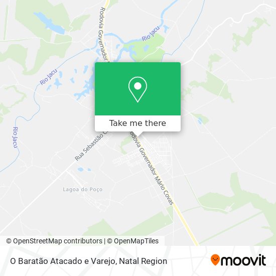 O Baratão Atacado e Varejo map