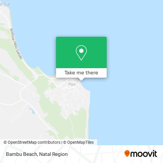 Bambu Beach map