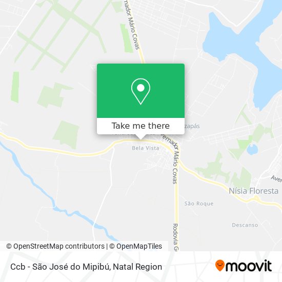 Ccb - São José do Mipibú map