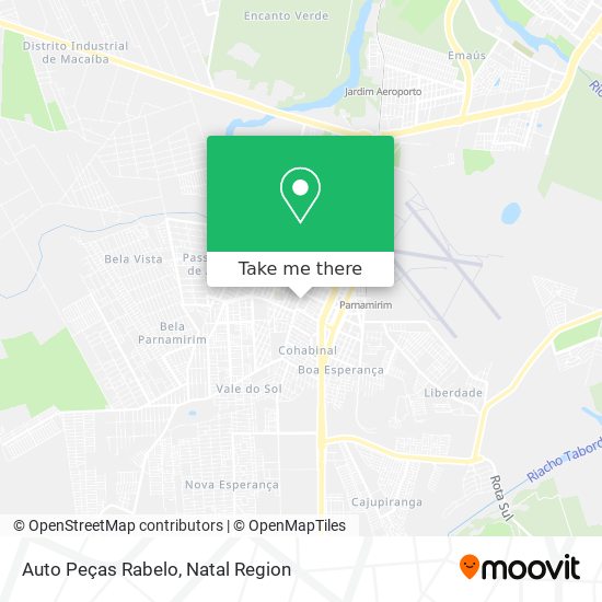 Mapa Auto Peças Rabelo