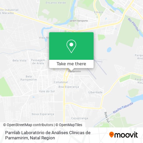 Parnlab Laboratório de Análises Clínicas de Parnamirim map
