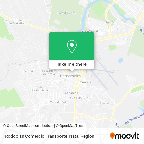 Mapa Rodoplan Comércio Transporte