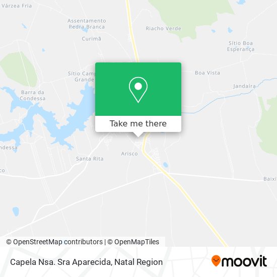 Capela Nsa. Sra Aparecida map