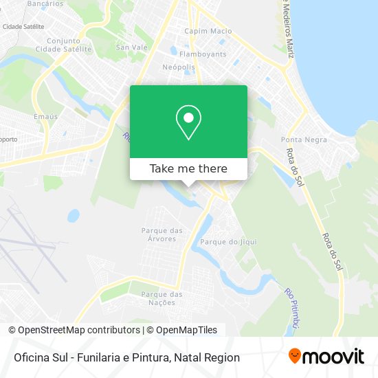 Oficina Sul - Funilaria e Pintura map