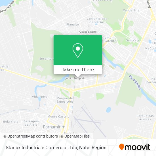 Starlux Indústria e Comércio Ltda map