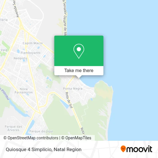 Quiosque 4 Simplício map