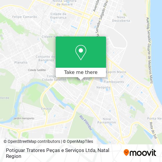 Potiguar Tratores Peças e Serviços Ltda map