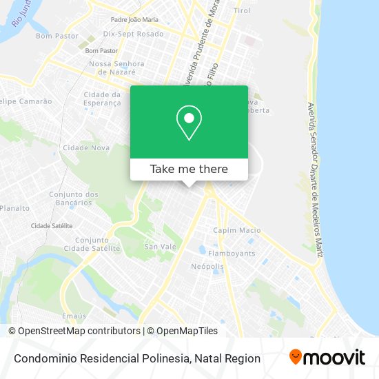 Mapa Condominio Residencial Polinesia