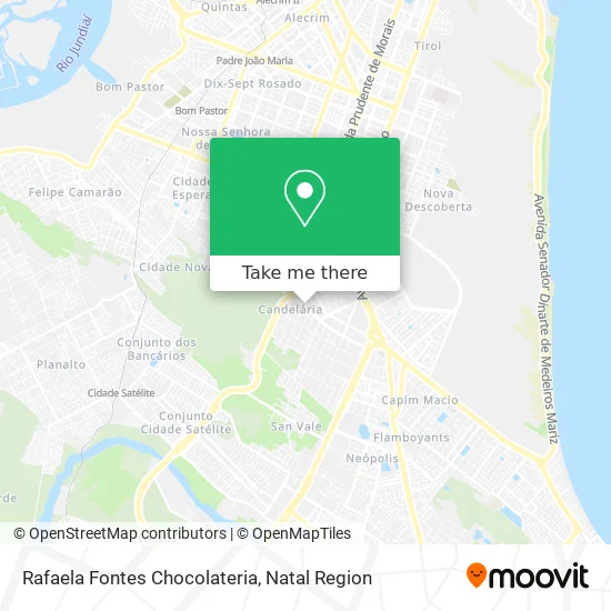 Rafaela Fontes Chocolateria map