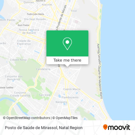 Posto de Saúde de Mirassol map