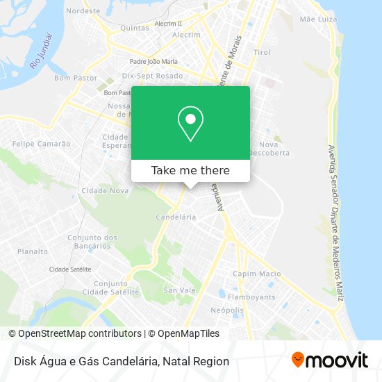 Disk Água e Gás Candelária map