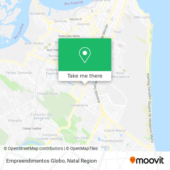 Empreendimentos Globo map