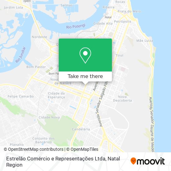 Estrelão Comércio e Representações Ltda map