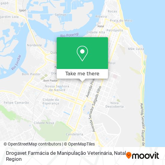 Drogavet Farmácia de Manipulação Veterinária map