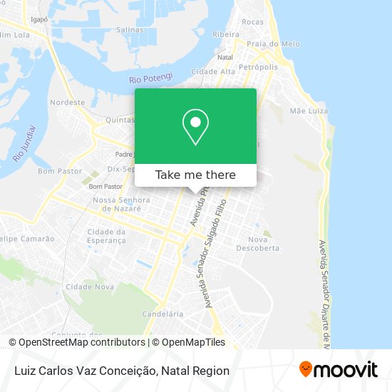 Luiz Carlos Vaz Conceição map