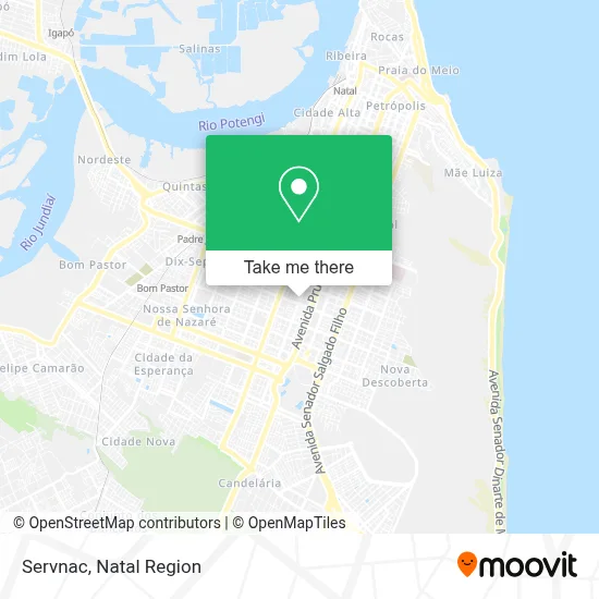 Servnac map
