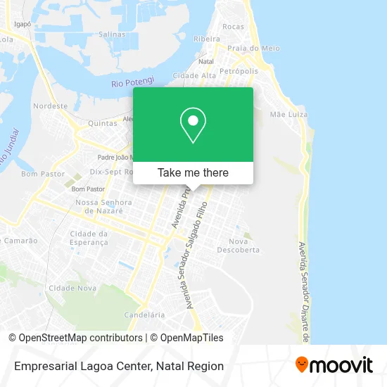 Empresarial Lagoa Center map