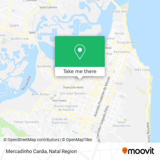 Mercadinho Canãa map