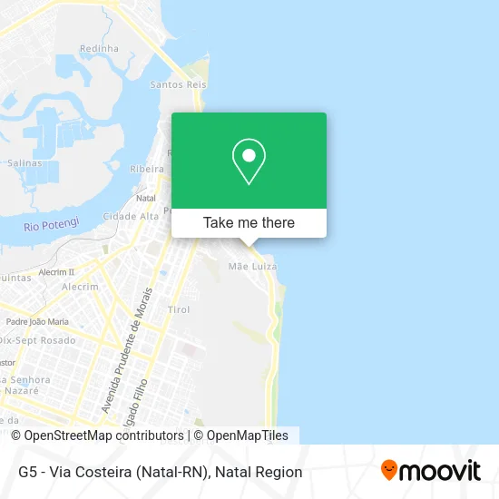 G5 - Via Costeira (Natal-RN) map