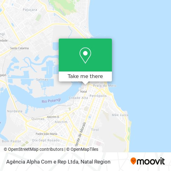 Agência Alpha Com e Rep Ltda map