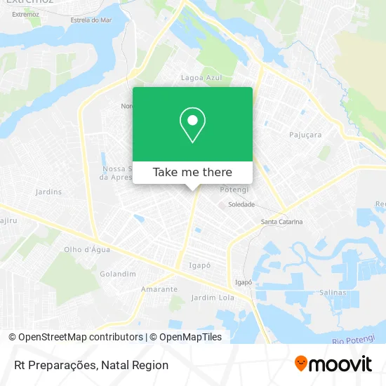 Rt Preparações map