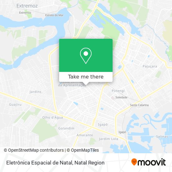 Eletrônica Espacial de Natal map