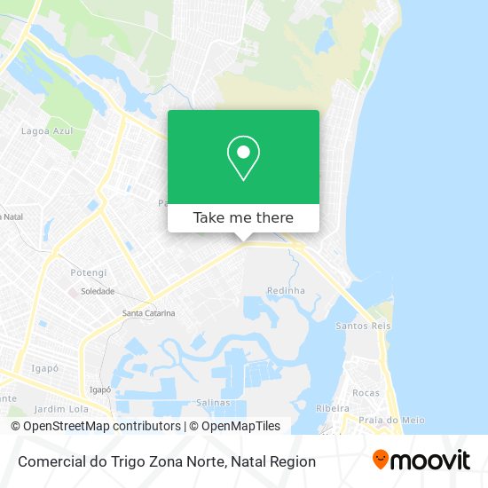 Comercial do Trigo Zona Norte map