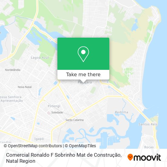 Comercial Ronaldo F Sobrinho Mat de Construção map