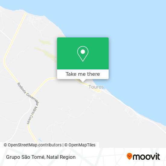 Grupo São Tomé map