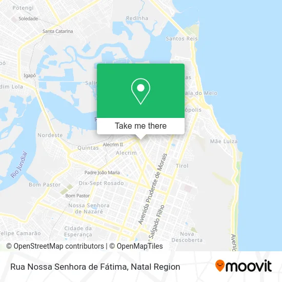 Rua Nossa Senhora de Fátima map