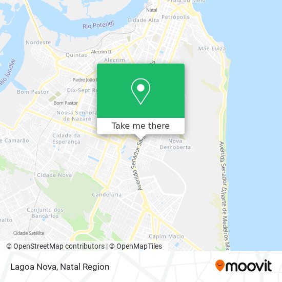 Lagoa Nova map