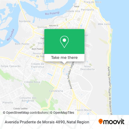 Mapa Avenida Prudente de Morais 4890
