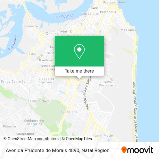 Avenida Prudente de Morais 4890 map