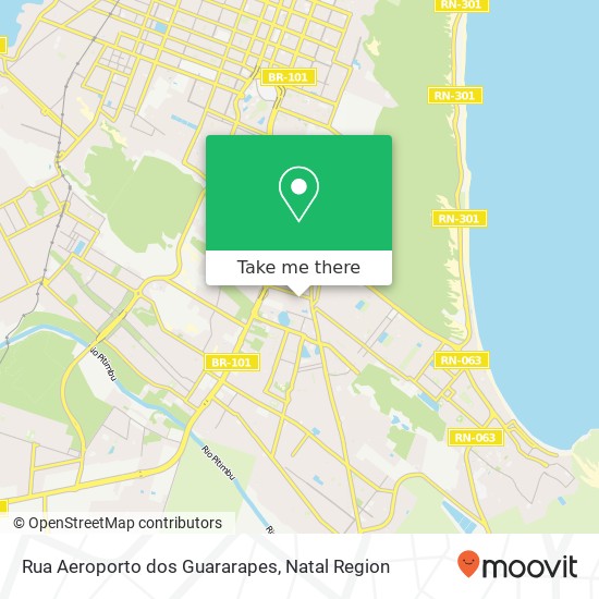 Mapa Rua Aeroporto dos Guararapes