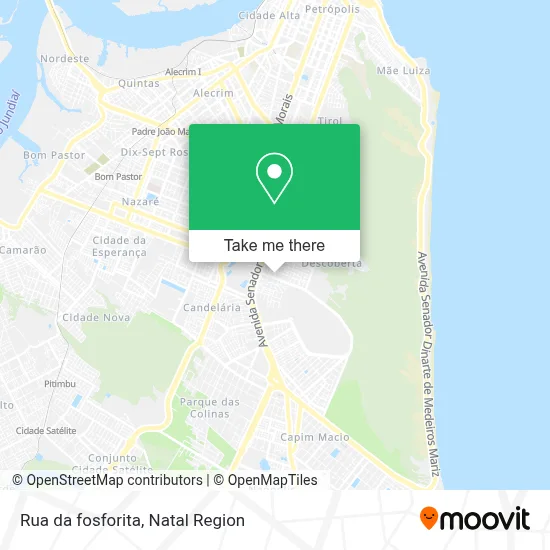 Rua da fosforita map